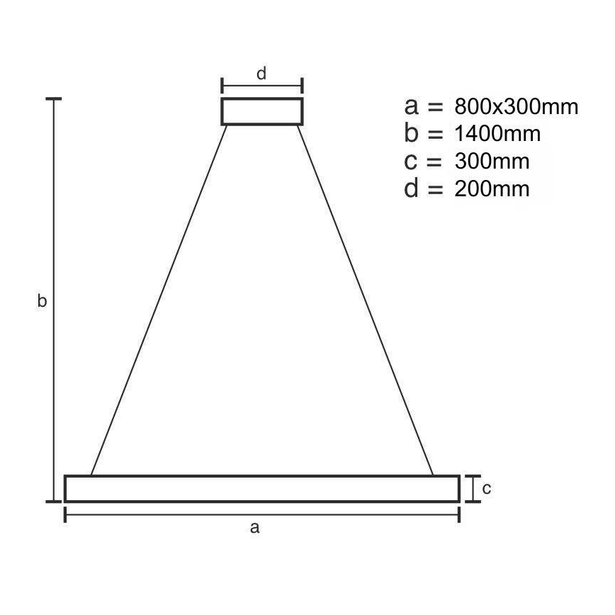 Candelabro suspenso de cristal LED com regulação LED/110W/230V 3000-6500K dourada + controlo remoto