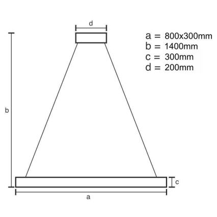 Candelabro suspenso de cristal LED com regulação LED/110W/230V 3000-6500K dourada + controlo remoto