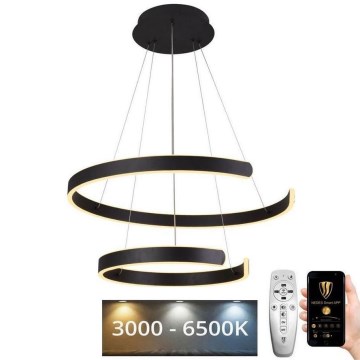 Candelabro suspenso LED com regulação LED/120W/230V 3000-6500K + controlo remoto