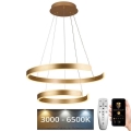 Candelabro suspenso LED com regulação LED/120W/230V 3000-6500K + controlo remoto