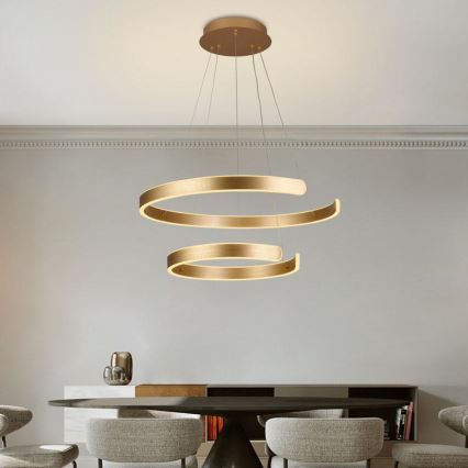Candelabro suspenso LED com regulação LED/120W/230V 3000-6500K + controlo remoto