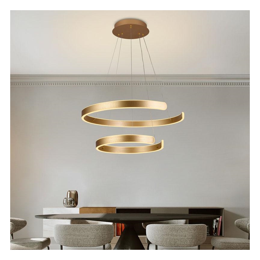Candelabro suspenso LED com regulação LED/120W/230V 3000-6500K + controlo remoto