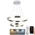 Candelabro suspenso LED com regulação LED/120W/230V 3000-6500K + controlo remoto