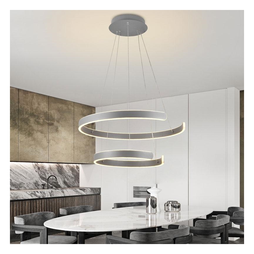 Candelabro suspenso LED com regulação LED/120W/230V 3000-6500K + controlo remoto