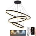 Candelabro suspenso LED com regulação LED/125W/230V 3000-6500K + controlo remoto