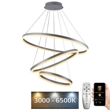 Candelabro suspenso LED com regulação LED/125W/230V 3000-6500K + controlo remoto