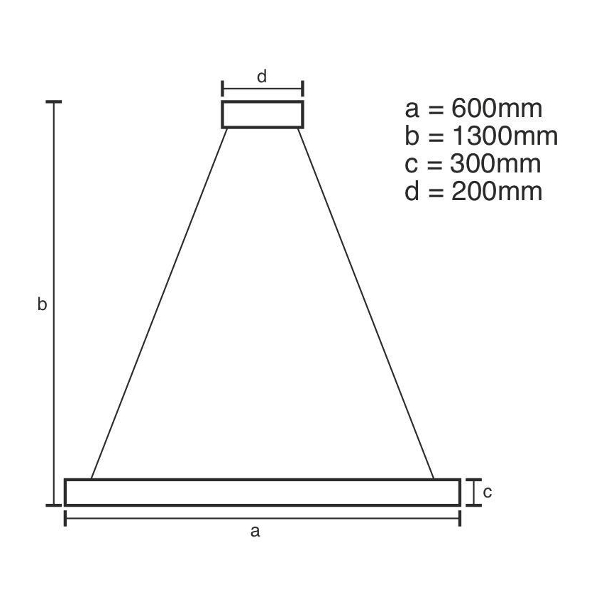Candelabro suspenso de cristal LED com regulação LED/130W/230V 3000-6500K dourada + controlo remoto