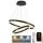 Candelabro suspenso LED com regulação LED/135W/230V 3000-6500K + controlo remoto