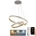 Candelabro suspenso LED com regulação LED/135W/230V 3000-6500K + controlo remoto