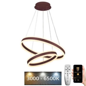 Candelabro suspenso LED com regulação LED/135W/230V 3000-6500K + controlo remoto