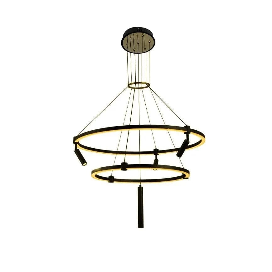 Candelabro suspenso LED com regulação LED/140W/230V 3000-6500K + controlo remoto