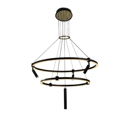 Candelabro suspenso LED com regulação LED/140W/230V 3000-6500K + controlo remoto