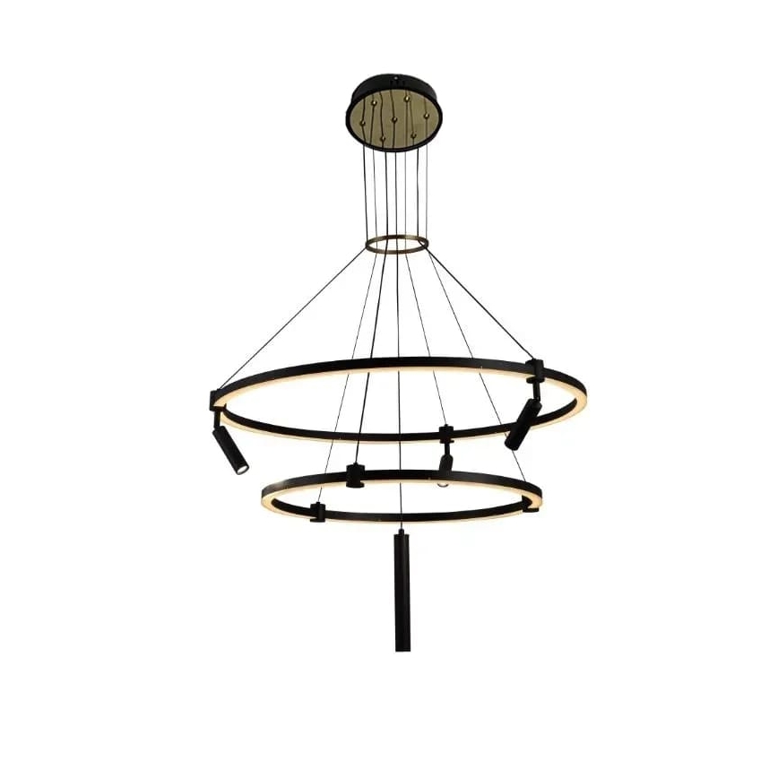 Candelabro suspenso LED com regulação LED/140W/230V 3000-6500K + controlo remoto