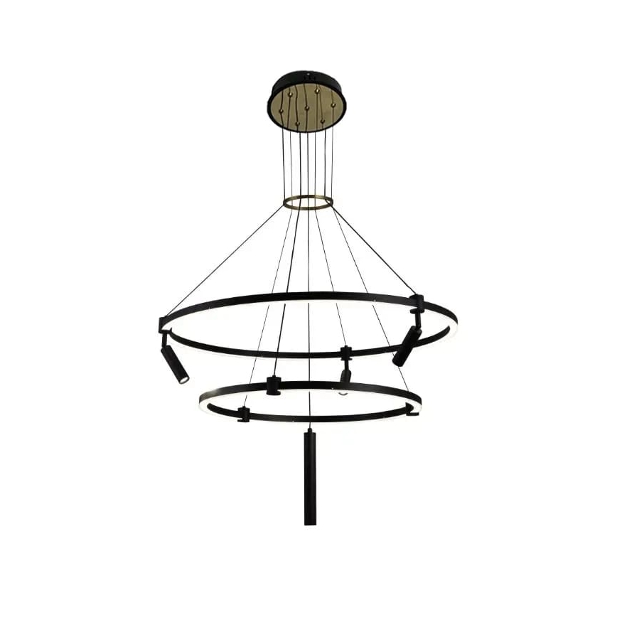 Candelabro suspenso LED com regulação LED/140W/230V 3000-6500K + controlo remoto