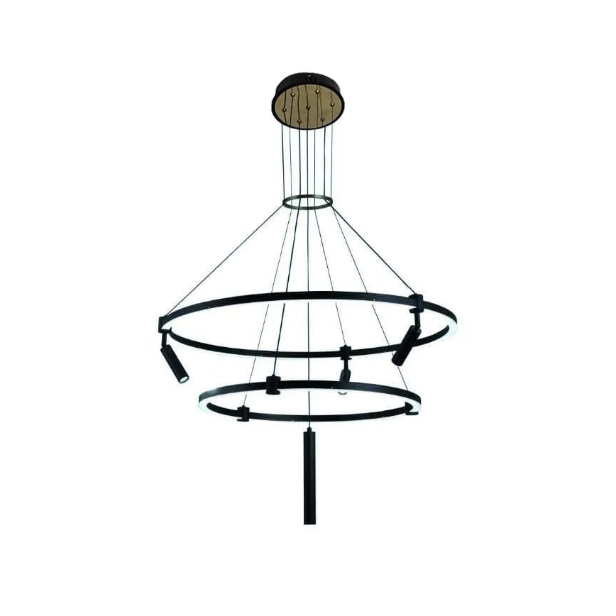 Candelabro suspenso LED com regulação LED/140W/230V 3000-6500K + controlo remoto