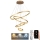 Candelabro suspenso LED com regulação LED/165W/230V 3000-6500K + controlo remoto