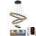 Candelabro suspenso LED com regulação LED/165W/230V 3000-6500K + controlo remoto