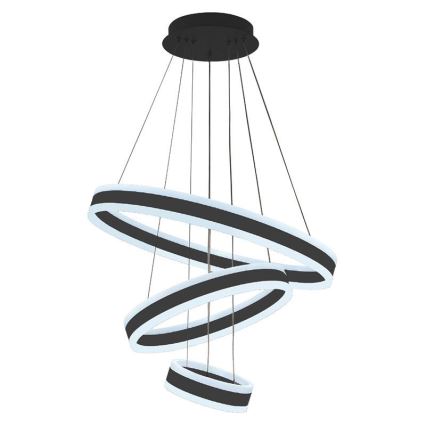 Candelabro suspenso LED com regulação LED/165W/230V 3000-6500K + controlo remoto