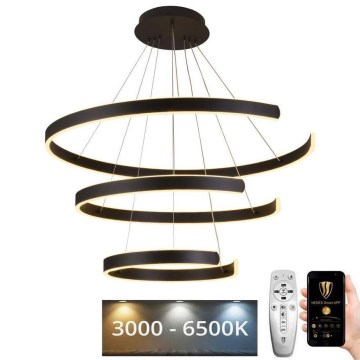 Candelabro suspenso LED com regulação LED/220W/230V 3000-6500K + controlo remoto