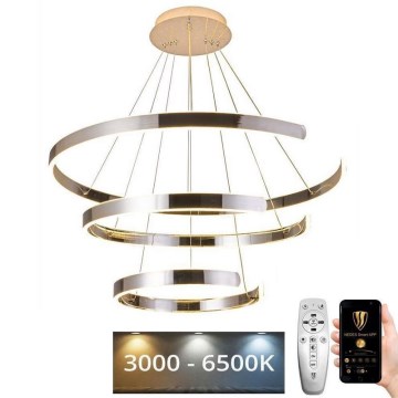 Candelabro suspenso LED com regulação LED/220W/230V 3000-6500K + controlo remoto
