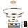 Candelabro suspenso LED com regulação LED/220W/230V 3000-6500K + controlo remoto