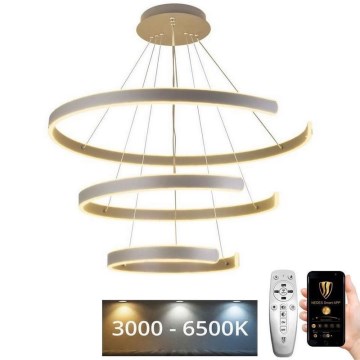 Candelabro suspenso LED com regulação LED/220W/230V 3000-6500K + controlo remoto