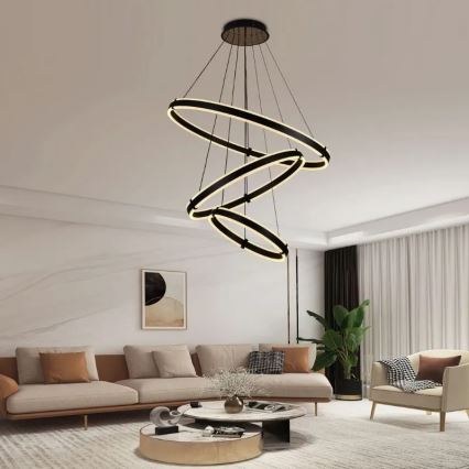 Candelabro suspenso LED com regulação LED/250W/230V 3000-6500K + controlo remoto