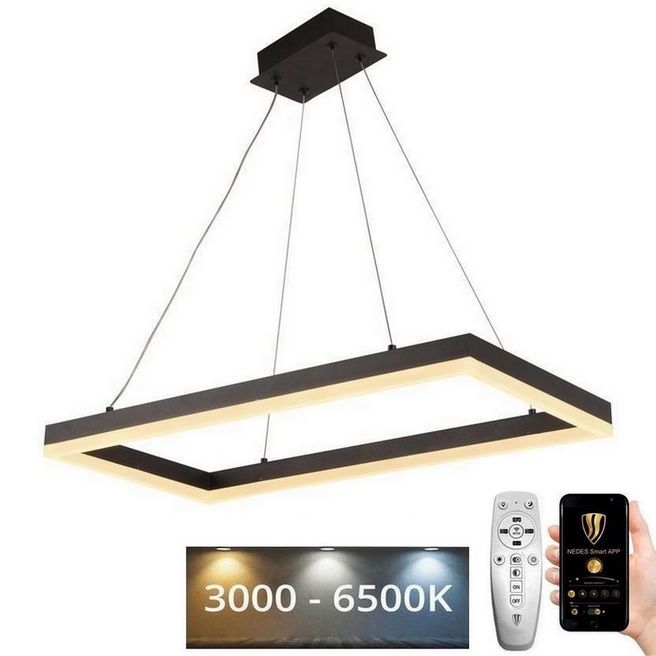Candelabro suspenso LED com regulação LED/40W/230V 3000-6500K + controlo remoto