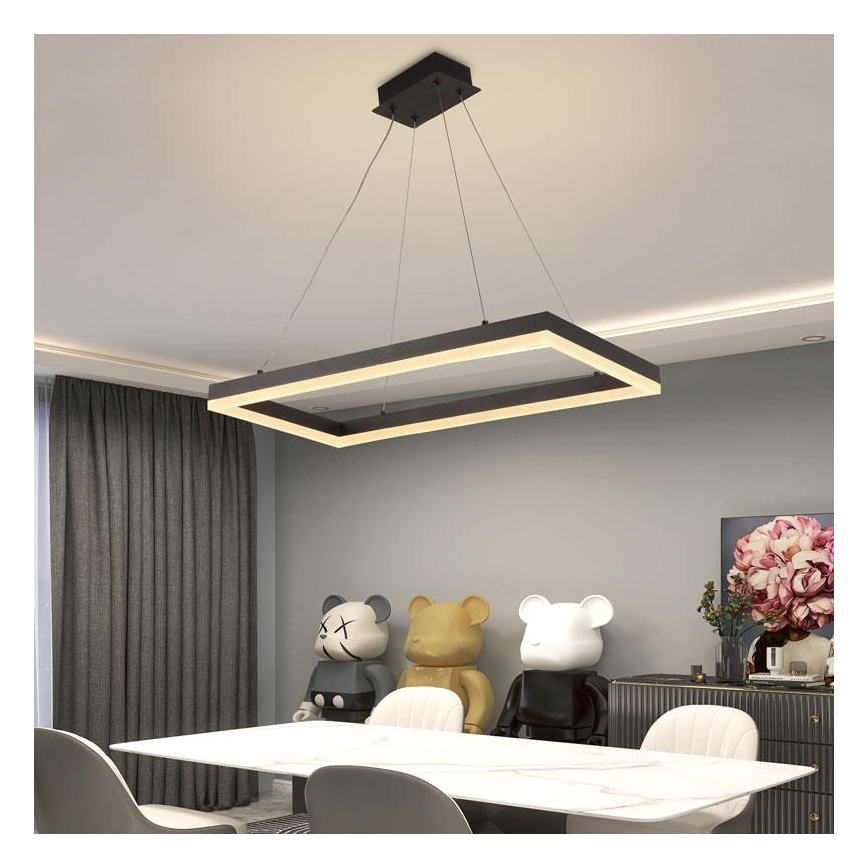 Candelabro suspenso LED com regulação LED/40W/230V 3000-6500K + controlo remoto