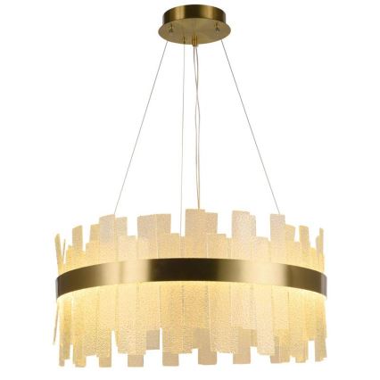 LED Regulação cristal candelabro suspenso LED/40W/230V 3000-6500K + controlo remoto