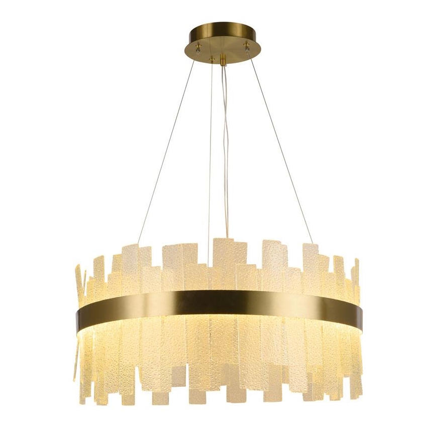 LED Regulação cristal candelabro suspenso LED/40W/230V 3000-6500K + controlo remoto