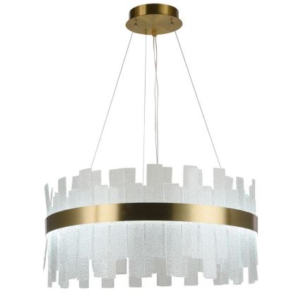 LED Regulação cristal candelabro suspenso LED/40W/230V 3000-6500K + controlo remoto