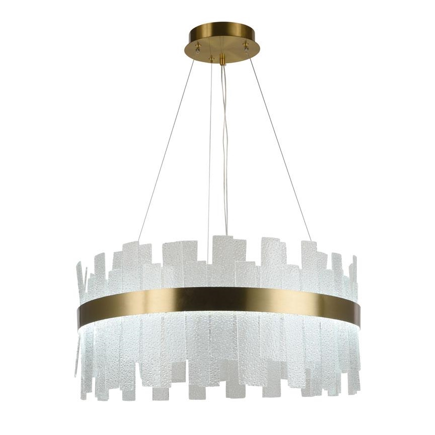 LED Regulação cristal candelabro suspenso LED/40W/230V 3000-6500K + controlo remoto