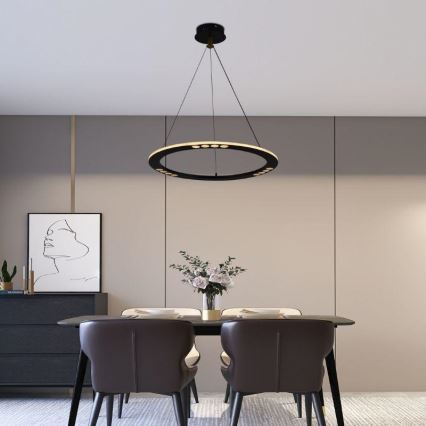 Candelabro suspenso LED com regulação LED/40W/230V 3000-6500K + controlo remoto
