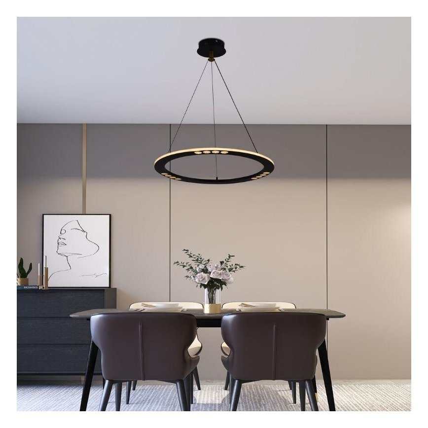 Candelabro suspenso LED com regulação LED/40W/230V 3000-6500K + controlo remoto