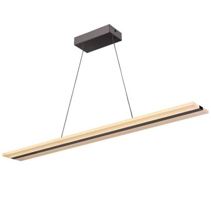 Candelabro suspenso LED com regulação LED/40W/230V 3000-6500K cromado + controlo remoto