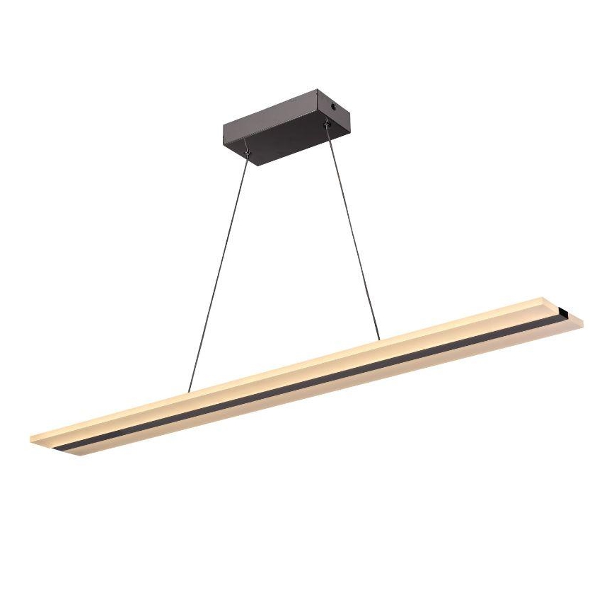 Candelabro suspenso LED com regulação LED/40W/230V 3000-6500K cromado + controlo remoto