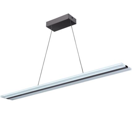 Candelabro suspenso LED com regulação LED/40W/230V 3000-6500K cromado + controlo remoto