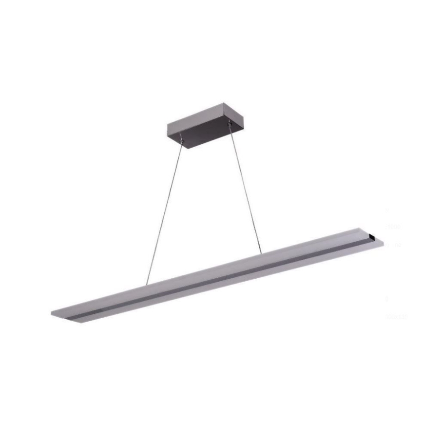 Candelabro suspenso LED com regulação LED/40W/230V 3000-6500K cromado + controlo remoto