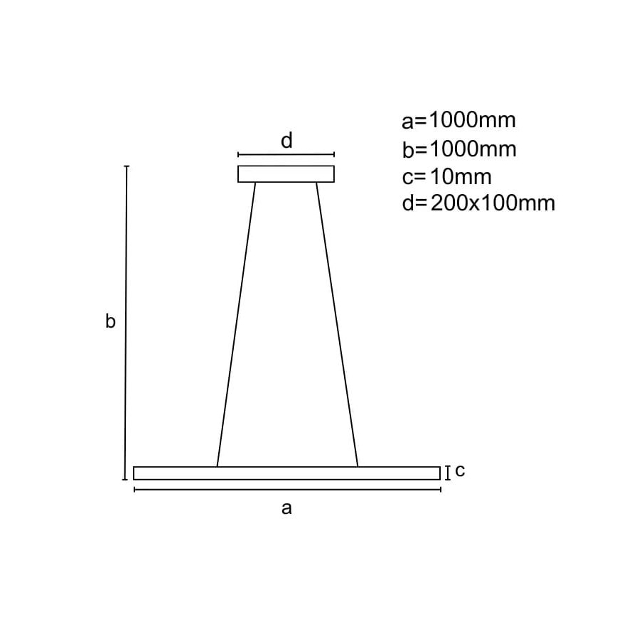 Candelabro suspenso LED com regulação LED/40W/230V 3000-6500K cromado + controlo remoto