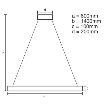 Candelabro suspenso de cristal LED com regulação LED/40W/230V 3000-6500K cromado/dourada + controlo remoto