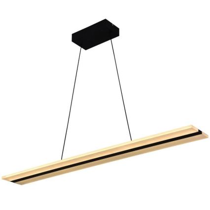 Candelabro suspenso LED com regulação LED/40W/230V 3000-6500K preto + controlo remoto