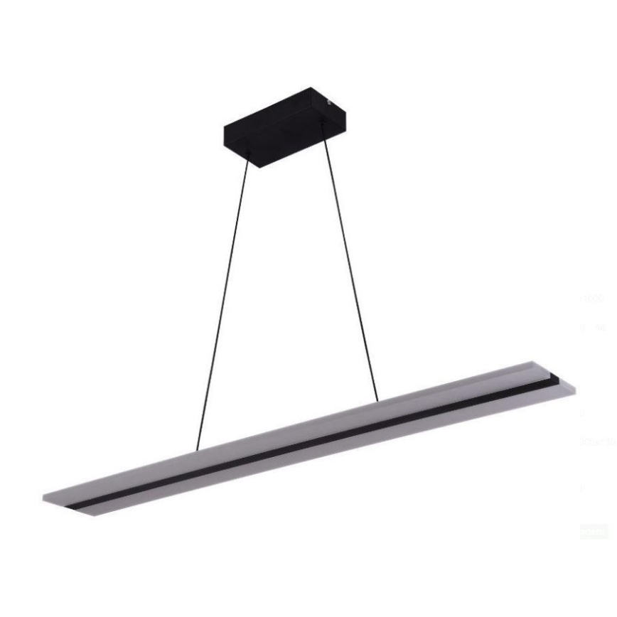 Candelabro suspenso LED com regulação LED/40W/230V 3000-6500K preto + controlo remoto