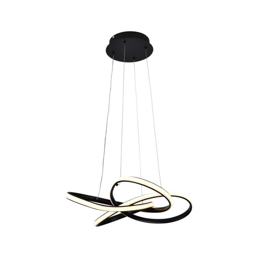 Candelabro suspenso LED com regulação LED/40W/230V 3000-6500K preto + controlo remoto