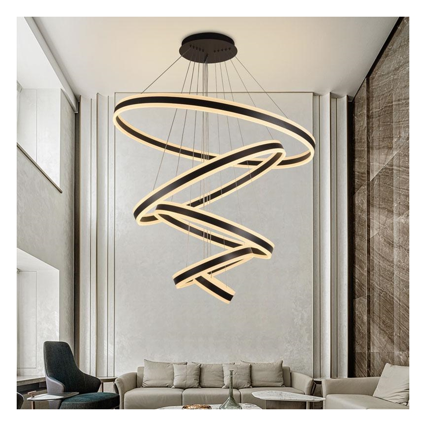 Candelabro suspenso LED com regulação LED/420W/230V 3000-6500K + controlo remoto