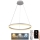 Candelabro suspenso LED com regulação LED/42W/230V 3000-6500K + controlo remoto
