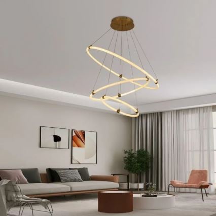 Candelabro suspenso LED com regulação LED/45W/230V 3000-6500K + controlo remoto