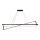 Candelabro suspenso LED com regulação LED/45W/230V 3000K 114 cm preto