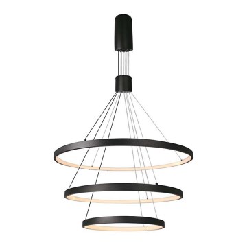 Candelabro suspenso LED com regulação LED/46W/230V 3000K preto