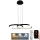 Candelabro suspenso LED com regulação LED/50W/230V 3000-6500K + controlo remoto